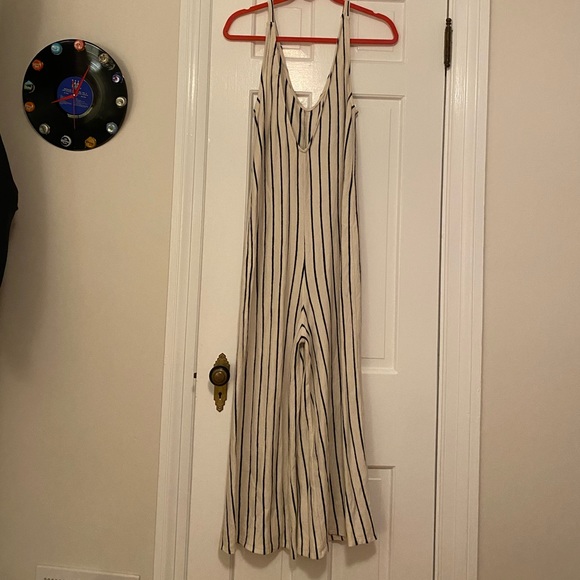 Pull&Bear Stripped Pant Romper - Picture 4 of 5